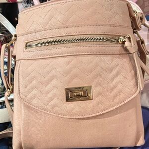 Elegant Pink Crossbody Bag